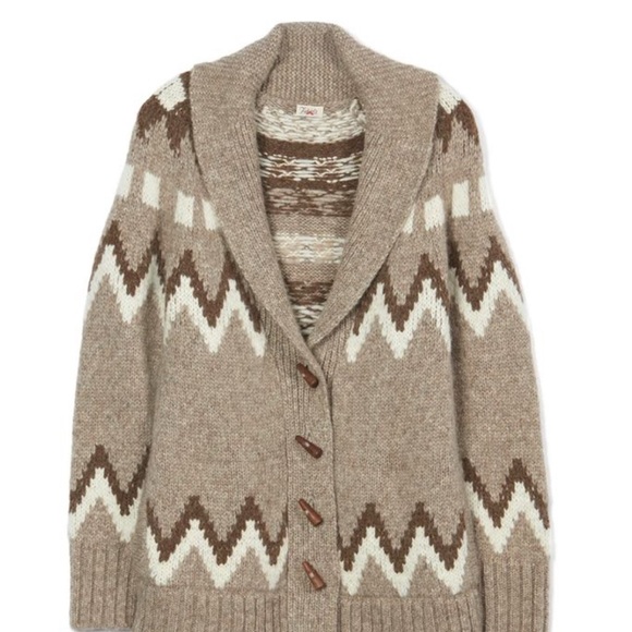 Faherty Sweaters - Faherty Driggs Alpaca Cardigan Vintage Fairisle